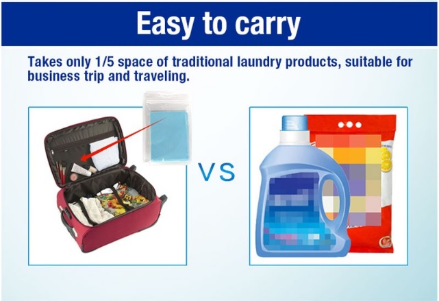 detergent he easy to carry on the way